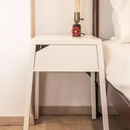 公寓 Secret Loft, 2min Walk From The Beach, High Tech 干尼亞