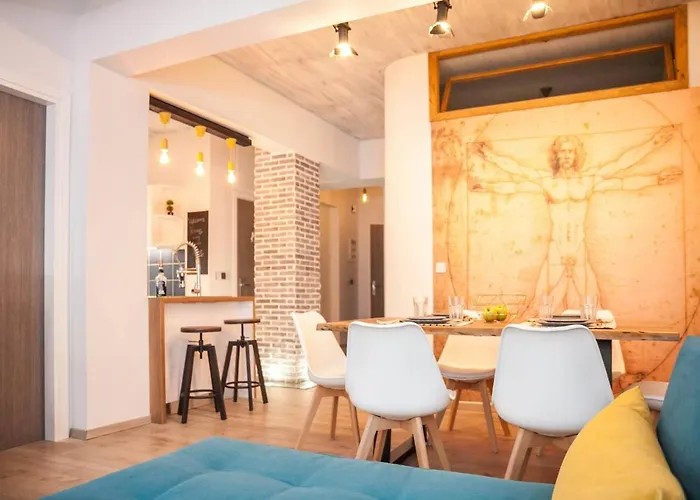 Apartament Secret Loft, 2min Walk From The Beach, High Tech Chania (Crete)